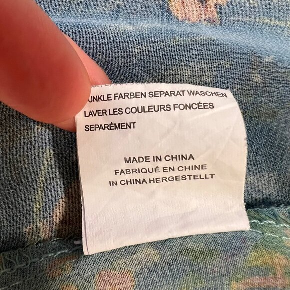 Sheer Coverup Abstract Artsy Vacation Colorful Abstract Art To Wear Swim 2X - Picture 10 of 10